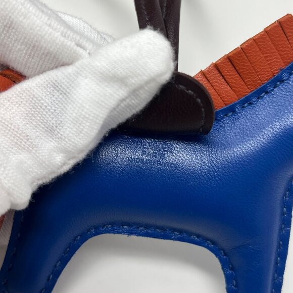 HERMES BNIB Rodeo PM Milo Lambskin GriGri PM Bag Charm - Picture 6 of 13